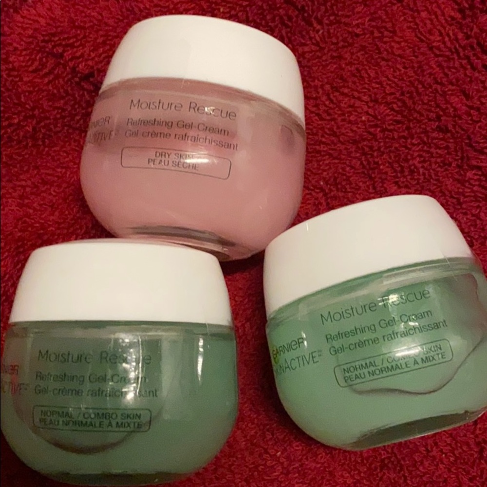 Garnier skin active moisture rescue assorted lot 3